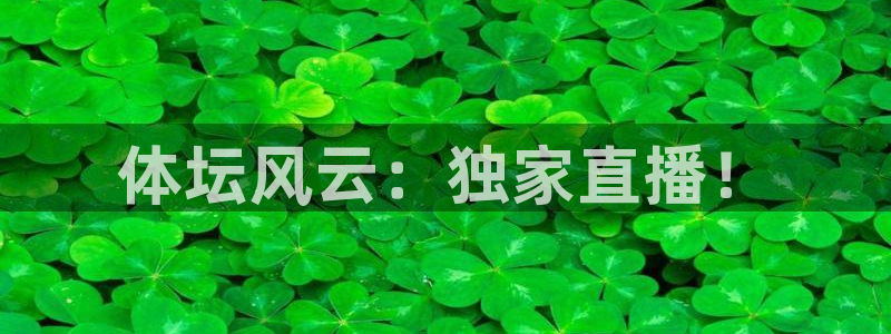 体坛风云：独家直播！