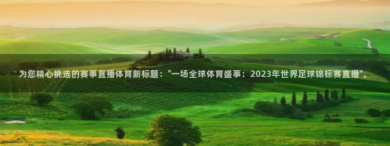 为您精心挑选的赛事直播体育新标题：\